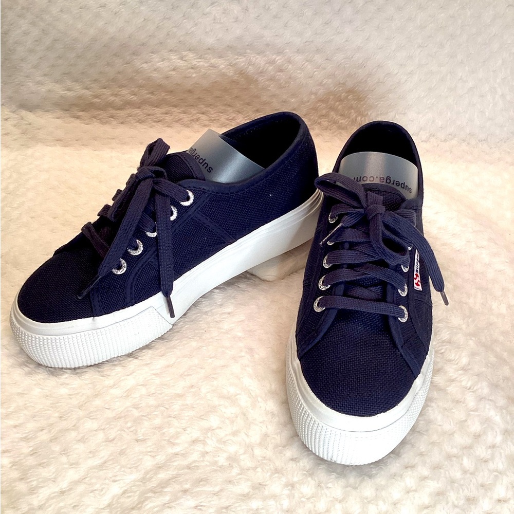 6M Superga Woman Shoes Navy